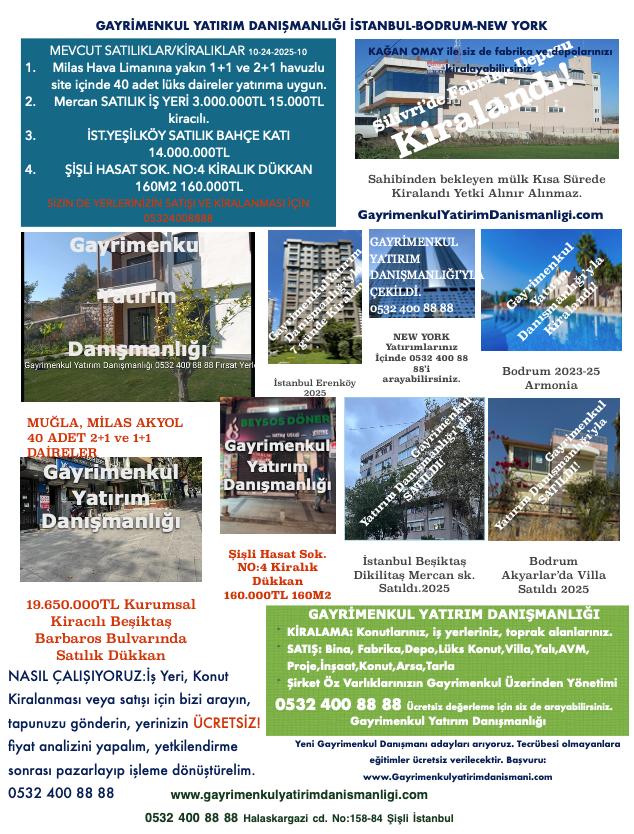 Tamamlanan Emlaklar.